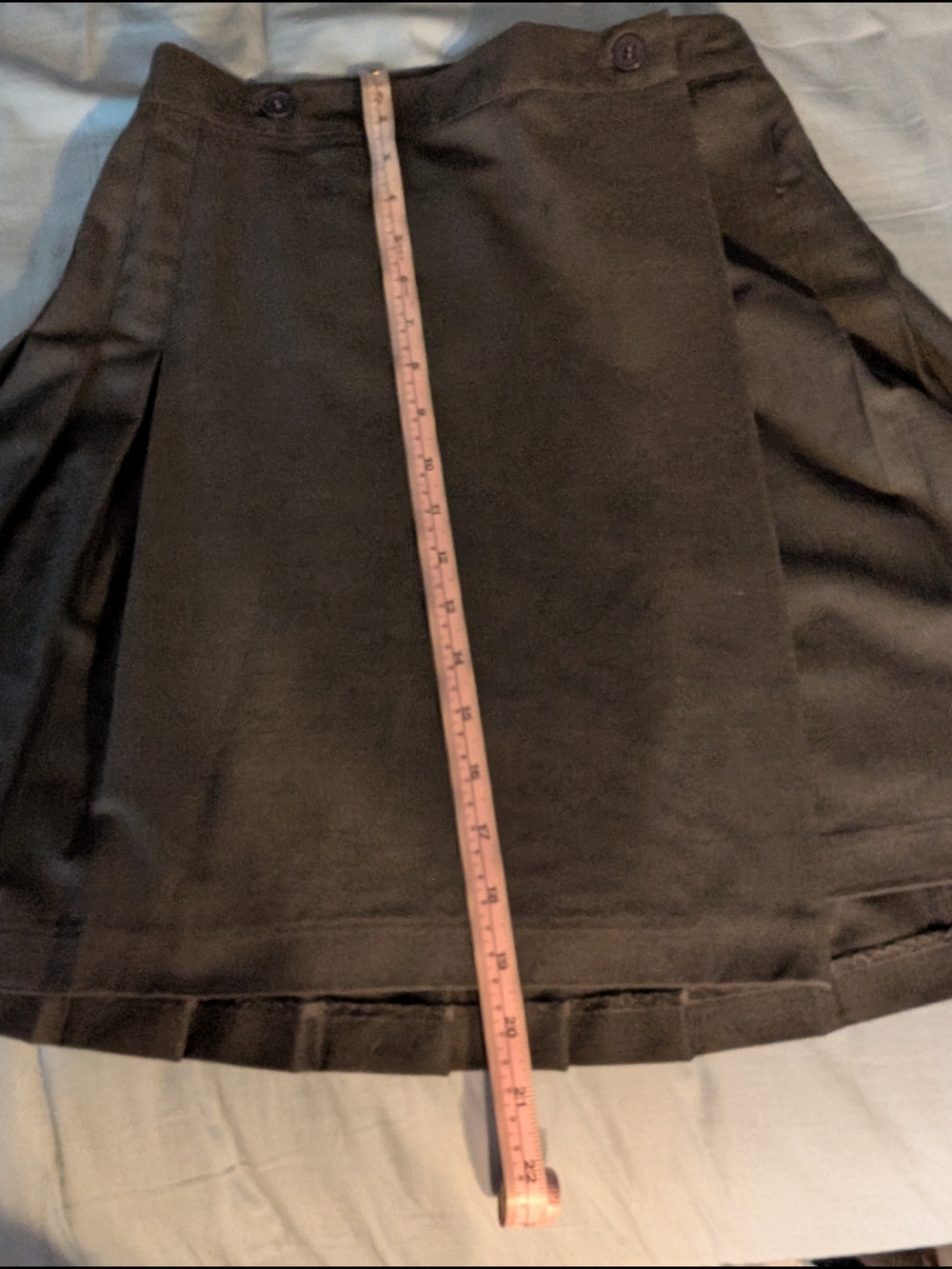 Grey Pleated American Eagle Mini Skirt - Picture 2 of 5